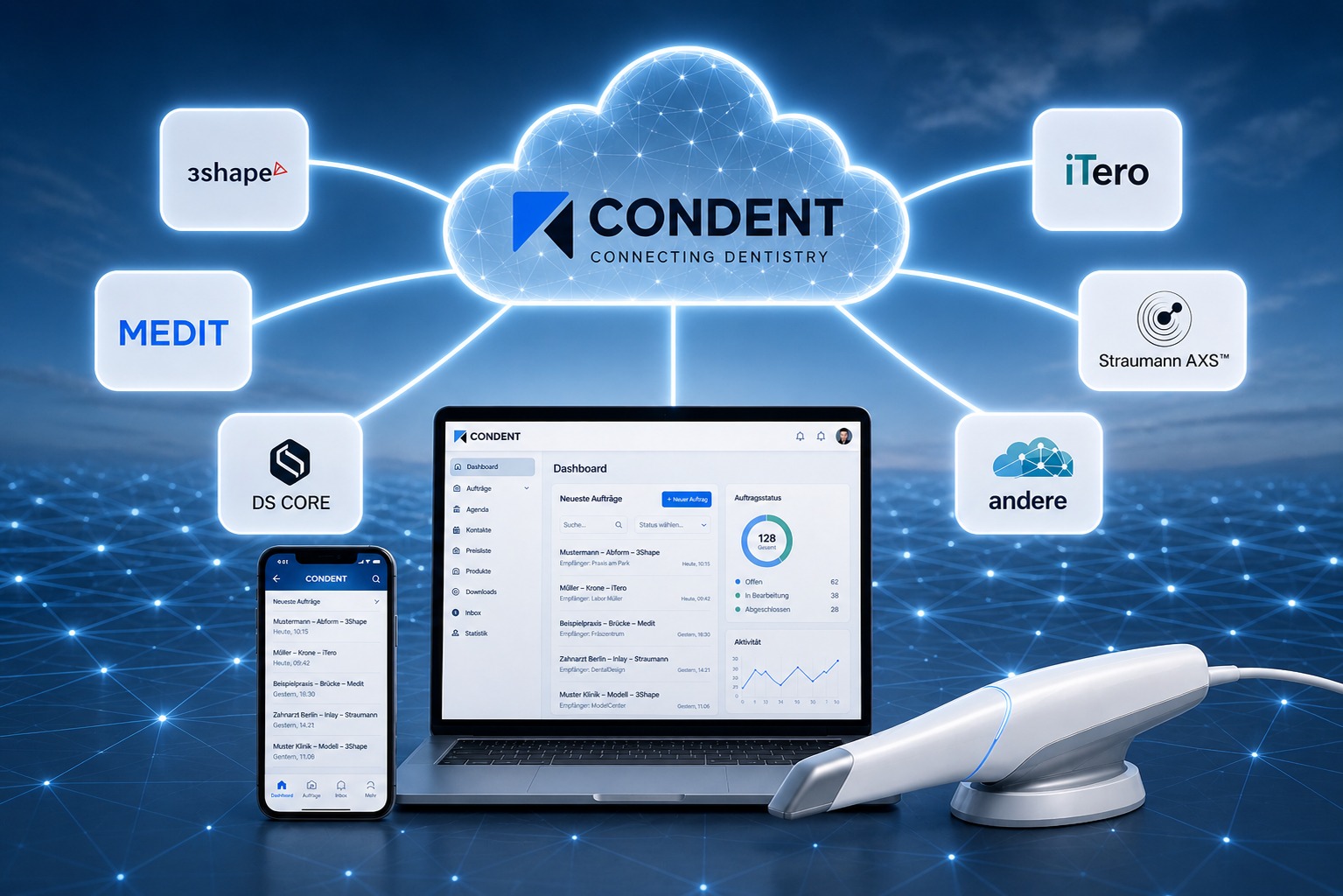Condent Inbox Für Intraoral Scanner