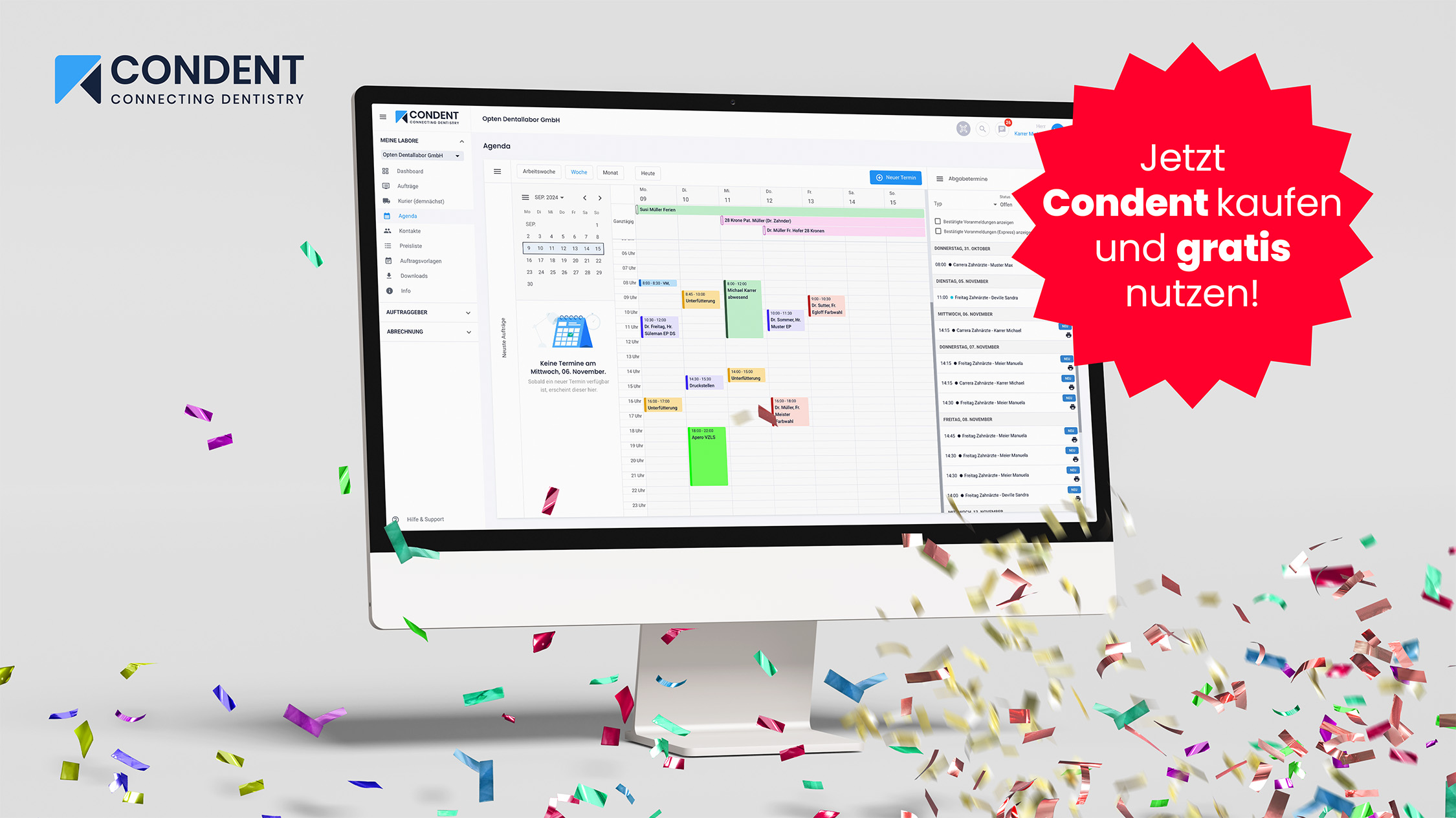 Aktion Condent Dentallabor Software Kostenlos