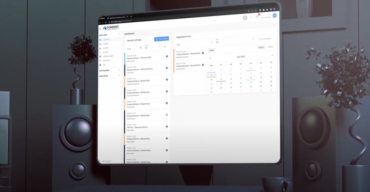 Wechseln Sie Zur Dentallabor Software Condent