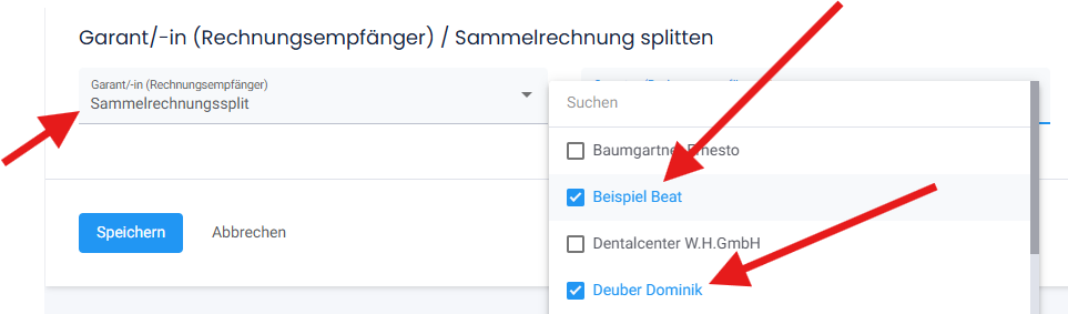 Rechnung Splitten In Der Gemeinschaftspraxis In Der Dentallabor Software Condent