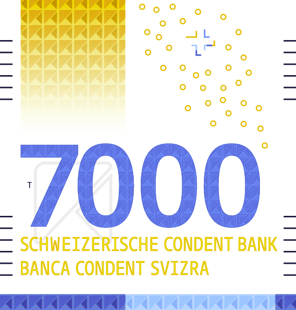 7000 Chf Condent Note Quadrat