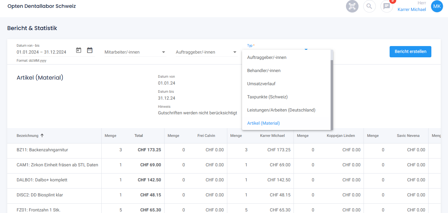 Berichte Erstellen Mit Der Denttallabor Software Condent